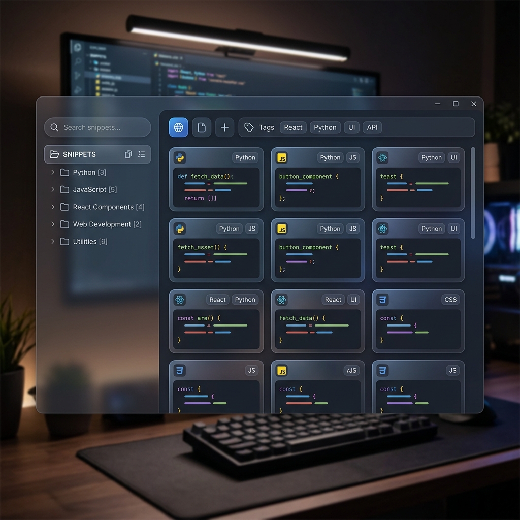 Snippet Manager Interface